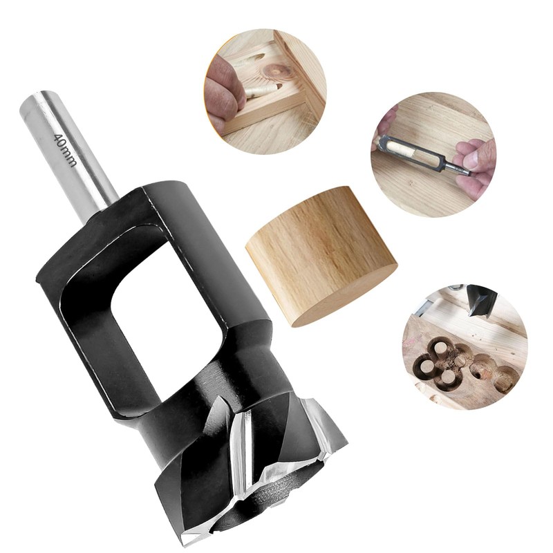 Dowel Dowel Cutter Tenon Drill Bi, Wood Dowel Hole Cutter,