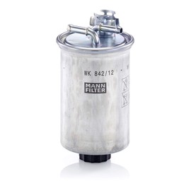 Original MANN-FILTER Fuel filter WK 842/12 X – Fuel filter set with gasket / gasket set – For Passenger Cars