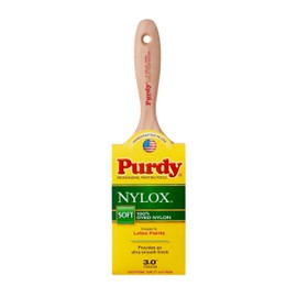 Purdy 144380230 Nylox Series Sprig Flat Trim Paint Brush, 3 inch