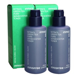 Innisfree Retinol Green Tea PDRN Skin Booster Toner 170ml x 2 / 이니스프리 레티놀 그린티 PDRN 스킨부스터 토너 170ml x2개