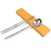 SUPIA Korean Traditional Cutlery Stainless Steel Spoons and Chopsticks Set