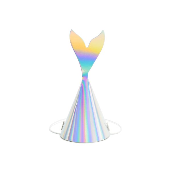 Party Hats Mermaid 18 cm Hologram Party Hat Set of