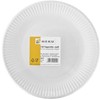 Heku Round Paper Plates made from Fresh Fibre White