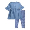 Bonnie Jean Girls 2T-6X Embroidered Tunic Top Legging Pant Set