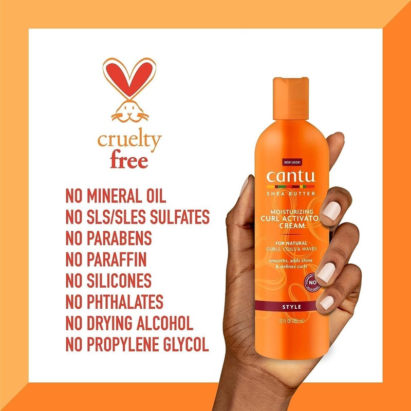 Cantu Cantu Moisturizing Curl Activator Cream, 355ml ( Pack of
