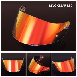 Helmet Visor Replacement for AGV K1 K1S K3SV K5 K5S Pinlock-Ready Face Clear Red Visor Uv Protection Helmet Shield Revo Tint Replacement