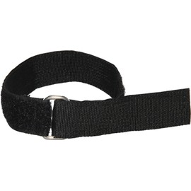 Heavy Duty Cinch Straps with Stainless Steel Metal Buckle, Reusable Durable Hook and Loop, Multipurpose Securing Straps - 6 Pack - 1.5" x 20"