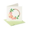 Papyrus Premium Blank Quilling Card (Floral Wreath)