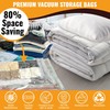 Vacuum Storage Bags,8 pack with Hand Pump .(2 Jumbo,2 Large,2
