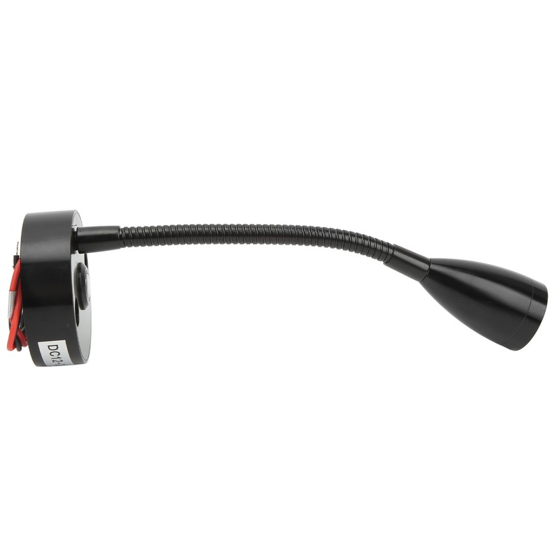 RV Reading Light Flexible Neck 3 Color Light 12‑24V 3W