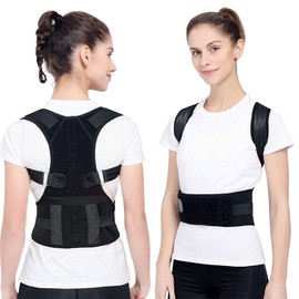 Magnetic Straightener for Posture Correction, Adjustable Magnetic Shoulder Support Brace Shoulder Back Support Belt Back Brace Posture Trainer Posture Corrector Back for Men and Women