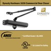 Dynasty Hardware Door Closer, Grade 1 Heavy Duty Commercial Hydraulic