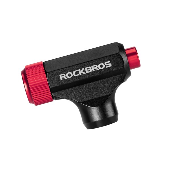 ROCKBROS CO2 Bicycle Pump, Mini Pump for Presta & Schrader