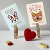 Puppy Mini Valentine's Day Card for Kids, Cute Dog Classroom
