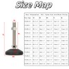 LC LICTOP M12x50mm Leveling Feet, 2.83 Inch Height & 880
