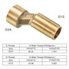 PATIKIL G1/2 to G3/4 Male Thread Claw Foot Bathtub Adapter,