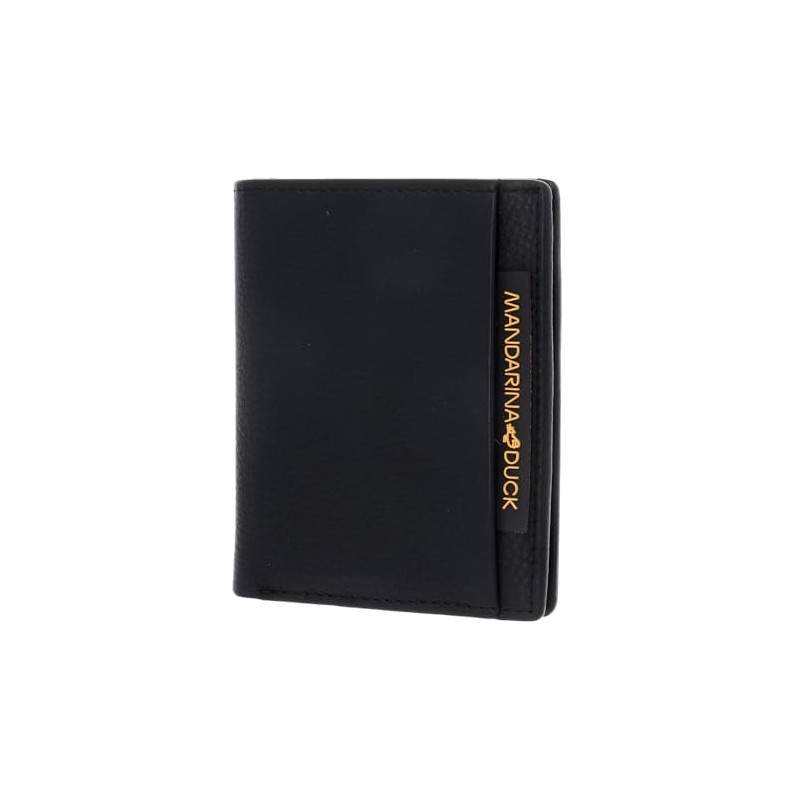 Mandarina Duck Mens Dual Travel Accessory Wallet - Black, black