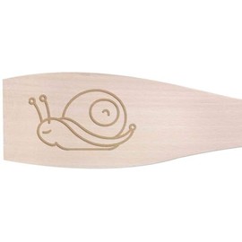 Large 'Happy Snail' Wooden Cooking Spatula (SA00021650)