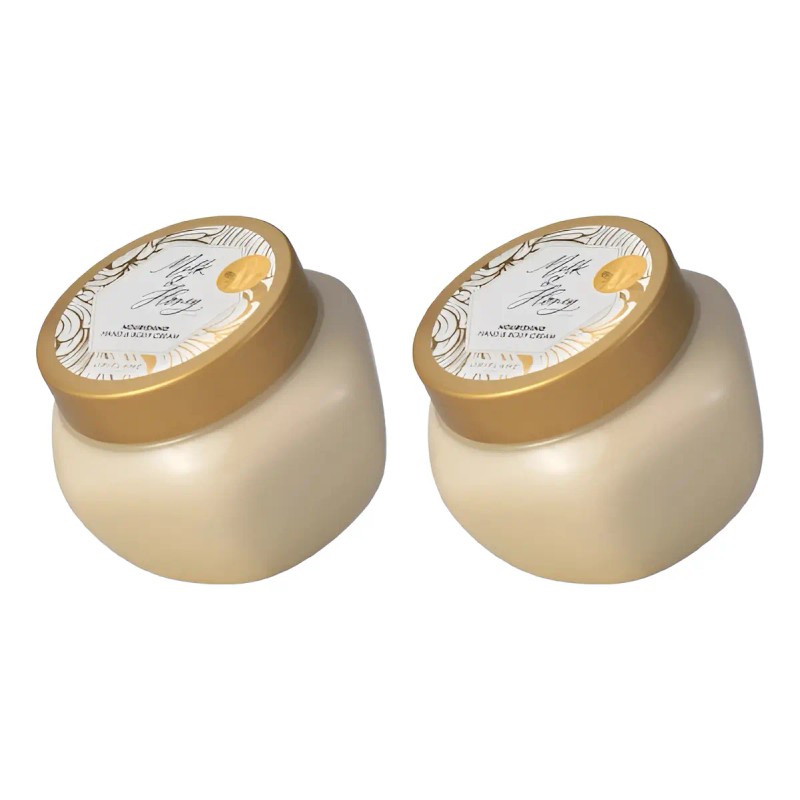 2 Cremas Nutritivas Manos&cuerpo Milk & Honey Gold Oriflame