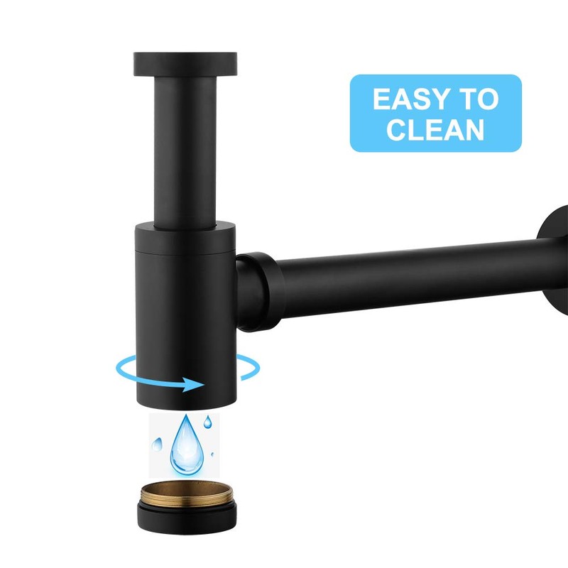 Brass Design Siphon Odour Trap 1 1/4 inches