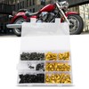 Kit de Pernos de Carenado de Motocicleta, 198 Piezas Tornillos