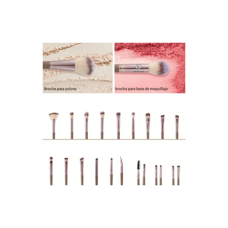 Brochas Maquillaje Profesional Y Herramientas Cosméticas 40p