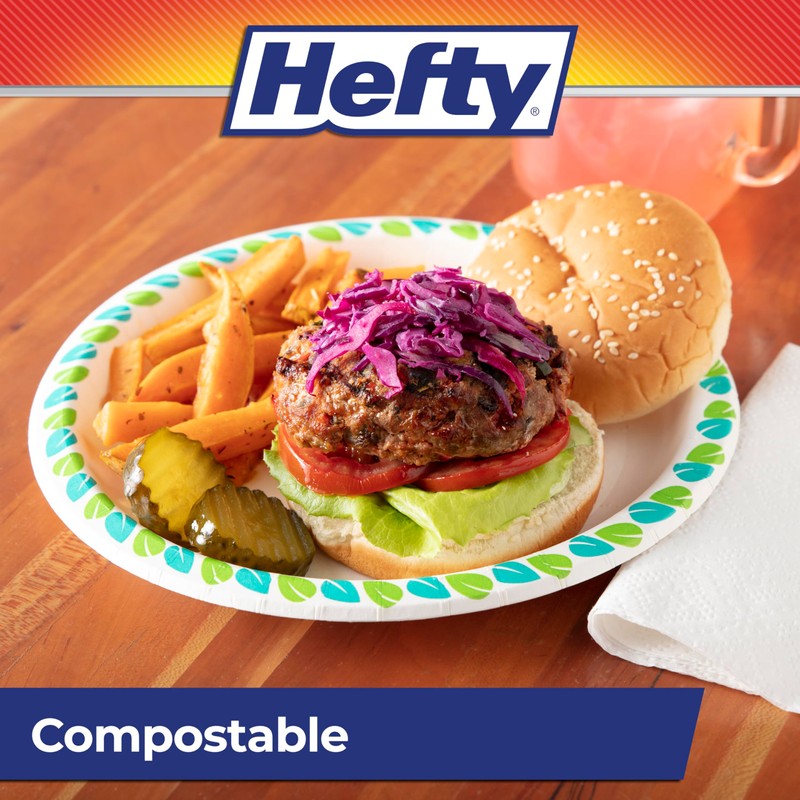 Hefty Compostable 8.6" Plate 30ct