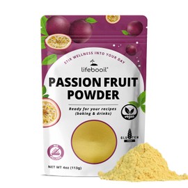 Passion Fruit Powder,Vegan,Non-GMO,Gluten Free,No Additives and Preservatives,4oz