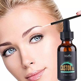 Aceite de Ricino tratamiento Pestañas Cejas o Volumen de Cabello Castor Oil Restaura el Cabello Dañado para Barba, Bigote o Cabello Hidrata y Repara la Piel Estimula el Crecimiento y Alarga y Engrosa Fortalece Uñas y Cutículas Mayor Densidad en Barba