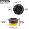 Warzone WZ37TW 3.71-Inch Super Tweeter Speaker, 4 Ohm, 1000W Max