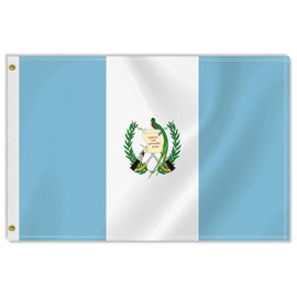 2×3 FT Guatemala Flag,Medium 60×90 CM Guatemalan Outdoor Banner,100D Decor,Doube Side Printing For Patio Garden With Brass Gromment