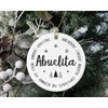 Descriptive Abuelita Ornament, Best Abuelita Ever Ornament, Abuelita Xmas Keepsake