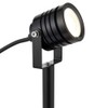 Saxby - Integrated LED 1 Light Outdoor Spike Light Black