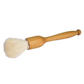 Redecker Goat Hair Dust Brush with Oiled Beechwood Handle, 7-1/2-Inches, Light