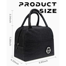 WUNZILO 2 x Picnic Bag, Foldable Insulated Bag, Thermal Bag, Lunch Bag, Adult, Cool Bag Mini, Cool Box for Picnic, Bag Holder, Cool Bag, Picnic Handbag, Students and Children