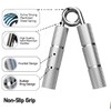 WANSPOORTS Silver Metal Hand Grip Set, 50LB-400LB 13 Pack No
