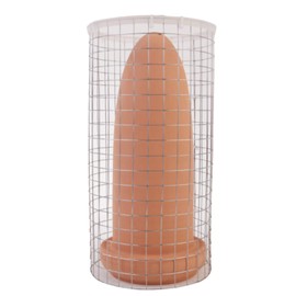Startside Protective Net Cover for Tropical Fish, Fry Spawning Tube, Breeding, Disqu, Aquarium, Breeding, Egg Prevention Goods, Unglazed Pottery, Brown 9.1 inches (23 cm)