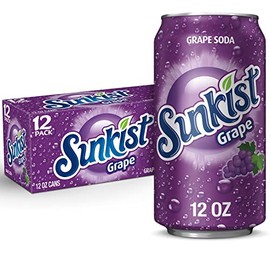Sunkist Grape Soda 12Oz 24/Cs
