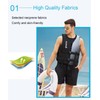 huraty Unisex Neoprene Boating Vest, Adjustable Buoyancy Swimming Aid Vest,
