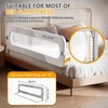 strenkitech Foldable Toddler Bed Rails - Kids Guard Bumper for