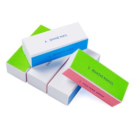 Ipetboom Nail Care Kit 10pcs Polishing Block Sanding Strip Sponge Nail File Buffer for Home Salon