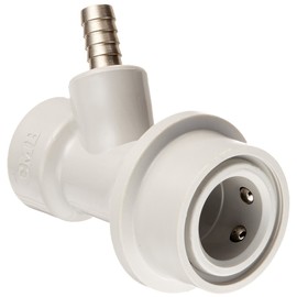 Shirron 9K-B8DT-BYOH Ball Style Quick Disconnect - Gas with 1/4" Hose Barb