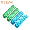sourcing map 2 Pairs Bike Pegs Aluminum Alloy Rear Stunt