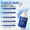 TUDCA Dietary Supplement Tauroursodeoxycholic Acid with 1000mg TUDCA and 200mg