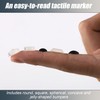 Pack of 210 Bump Dots Blind, Bump Dot Stickers Raised