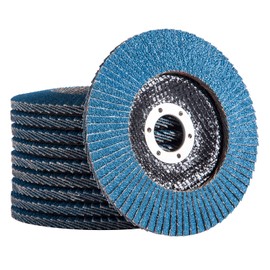 SATC Flap Discs 60 Grit 115mm Zirconia 10 Pack Grinding Discs Type 29 Sanding Discs for Angle Grinder to Sanding Grinding Metal Wood