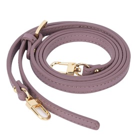 Bag Strap Leather Handbag Shoulder Adjustable Belt Replacement Part Bag DIY Accessory 107~125cmSweetened Bean Paste Purple