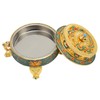 Trinket Incense Burner with Lid Handcraft Antique Polished Process for