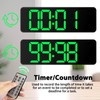 13 inch Large Digital Wall Alarm Clock with Remote Control