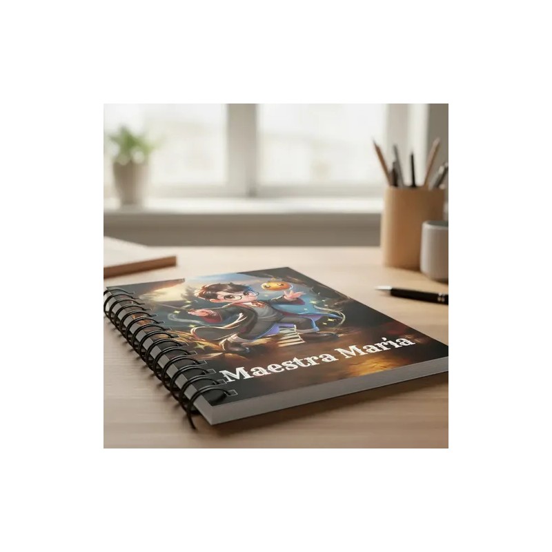 Agenda Escolar 26-27 Personalizada Maestra 2025 2026 17x21